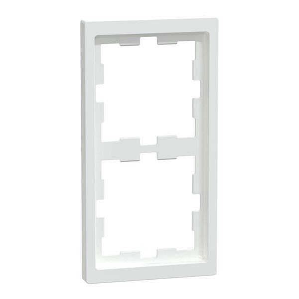 D-Life frame, 2-fold, lotus white image 1