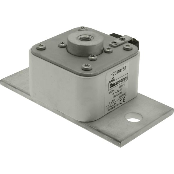 Fuse-link, high speed, 2500 A, AC 450 V, size 3, 76 x 140 x 59 mm, aR, IEC, single indicator image 8