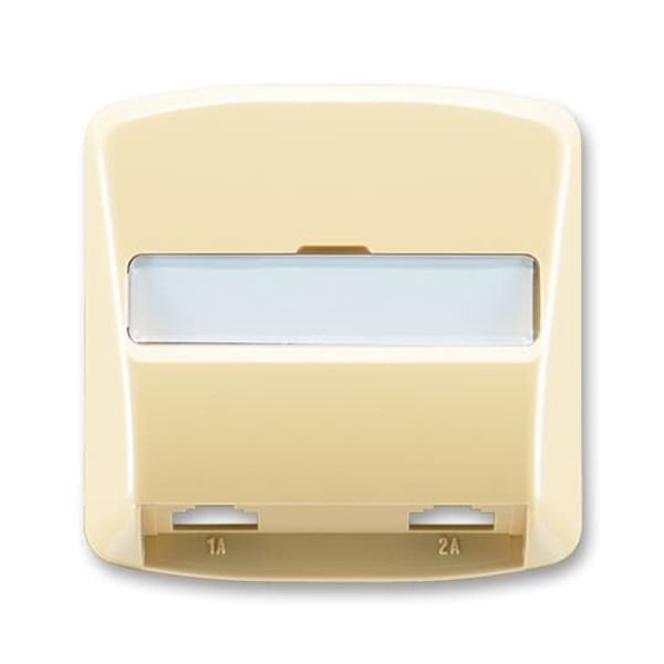 5013A-A00215 D Cover for Modular Jack outlet 2-gang image 1