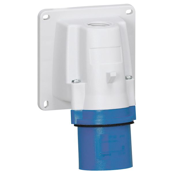 Appliance inlet P17 - IP 44 - 200/250 V~ - 16 A - 2P+E image 1