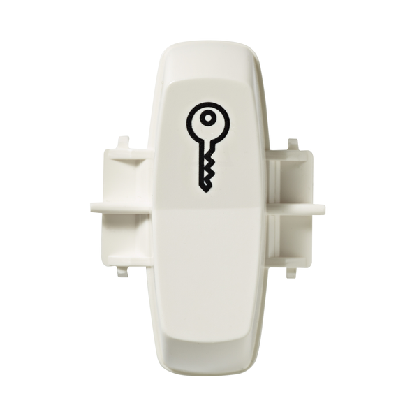 Renova - rocker - printed symbol KEY- for S100 switch - white image 4