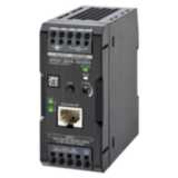 Book type power supply, 30 W, 5 VDC, 5 A, DIN rail mounting, Push-in t image 1