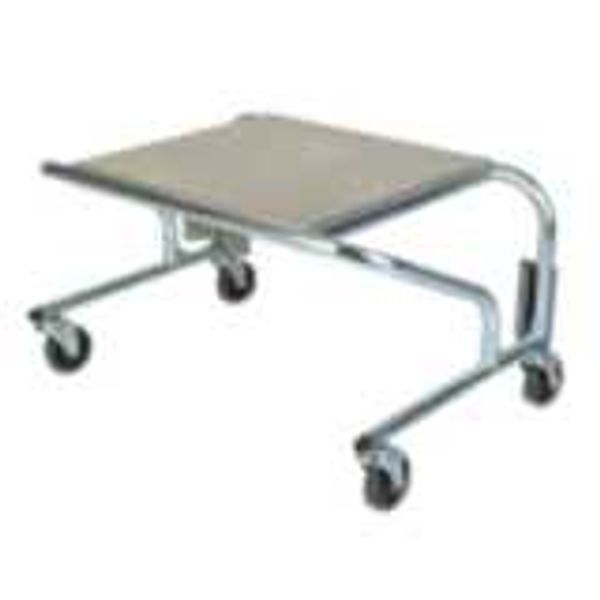 Mobile Robot Cart Platform with 4" casters and braking hardware R6A 4480D image 2