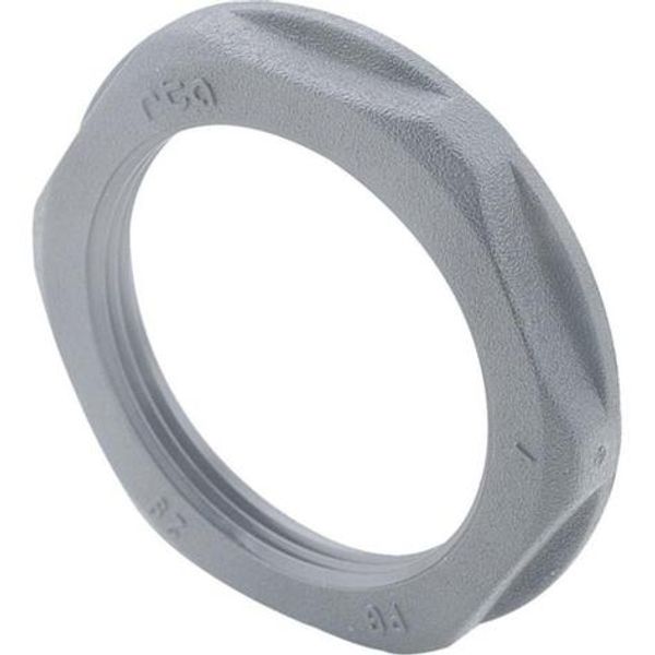 Plastic nut - PG7 - Gray image 1