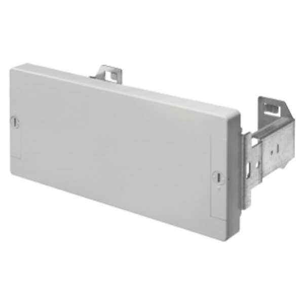 BLANK COVER PANEL - FAST AND EASY - 1 MODULE HIGH - FOR BOARDS B=405MM - GREY RAL 7035 image 1