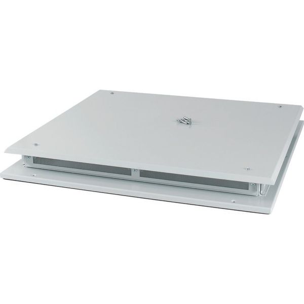 Top plate, ventilated, W=1000mm, IP42, grey image 4