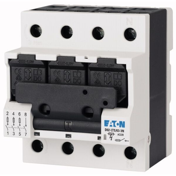 Switch-disconnector, 63AV, 3Np, D02, HK image 1