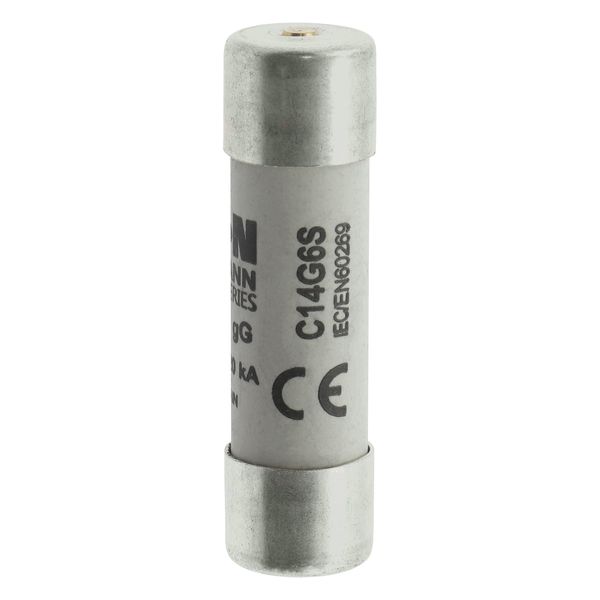 Fuse-link, LV, 6 A, AC 500 V, 14 x 51 mm, gL/gG, IEC, with striker image 18