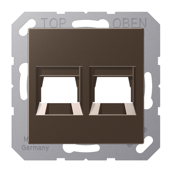 Centre plate for MJ f. 2 sockets A1569-2WEMO image 2