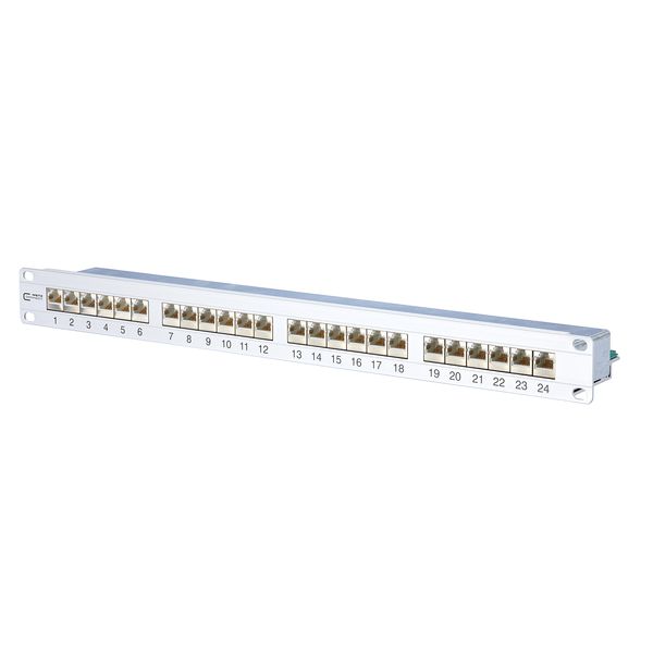 E-DAT C6 24x8(8) 1RU LSA Cat.6 patch panel image 2