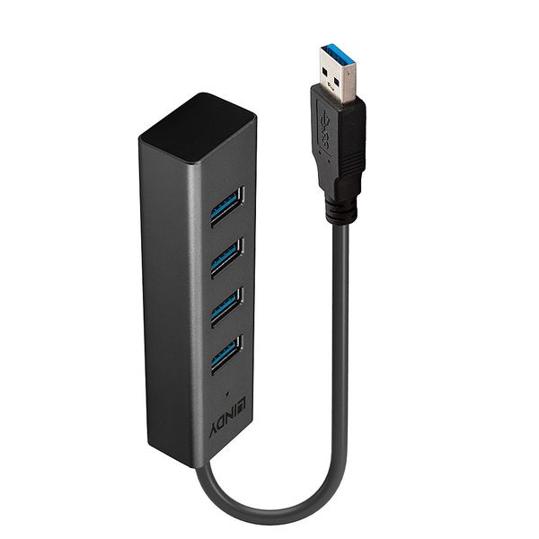 4 Port USB 3.0 Hub Allows connecting 4 additional USB Type A devices image 1