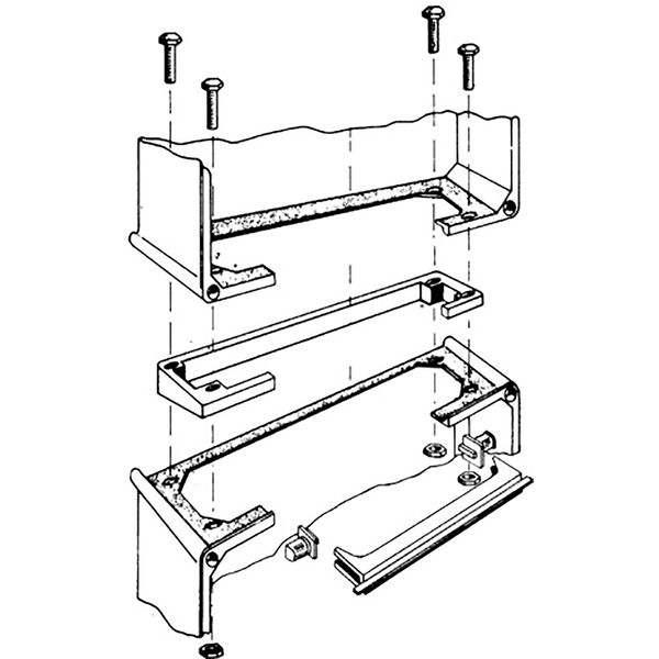 APBR3 CABLE BOX BRIDGE 300MM image 1