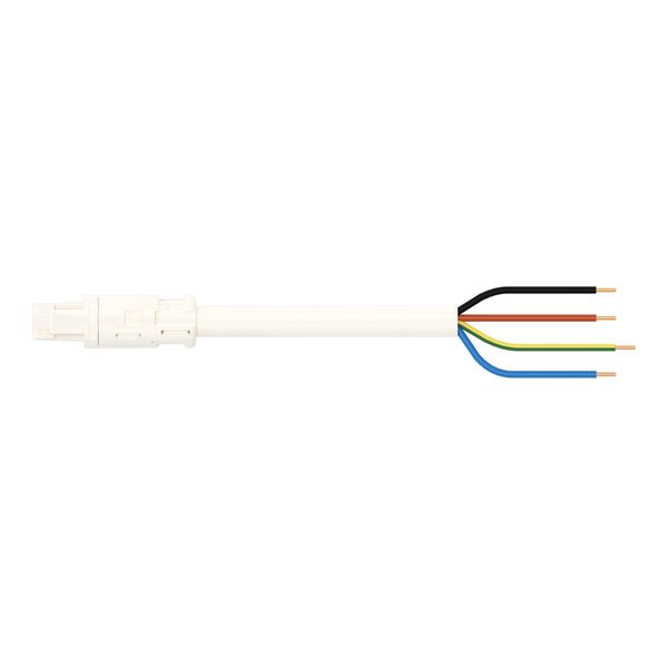 pre-assembled connecting cable Eca Socket/open-ended white image 5