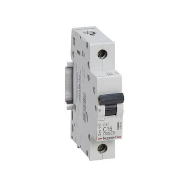 RX³ 4500A 1P 16A C curve circuit breaker image 1