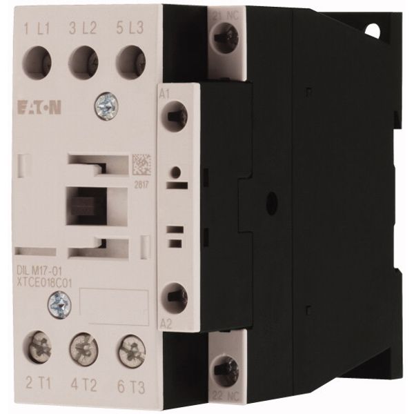 Contactor, 3 pole, 380 V 400 V 7.5 kW, 1 NC, 42 V 50 Hz, 48 V 60 Hz, AC operation, Screw terminals image 3