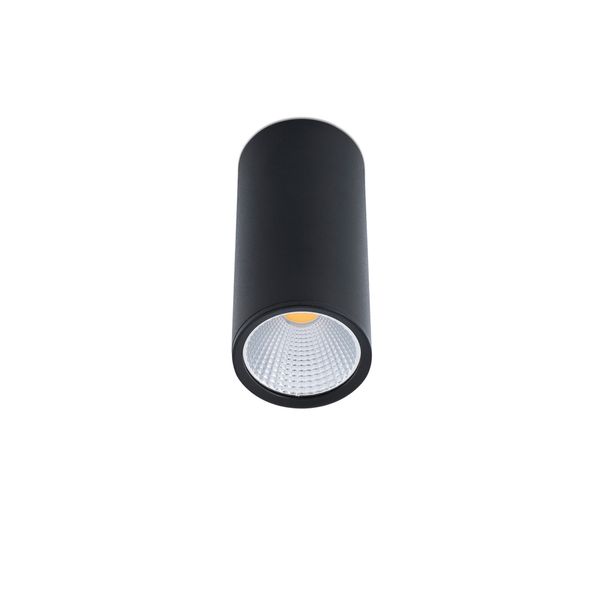 REL BLACK CEILING LAMP LED 15W 60° 2700K image 1