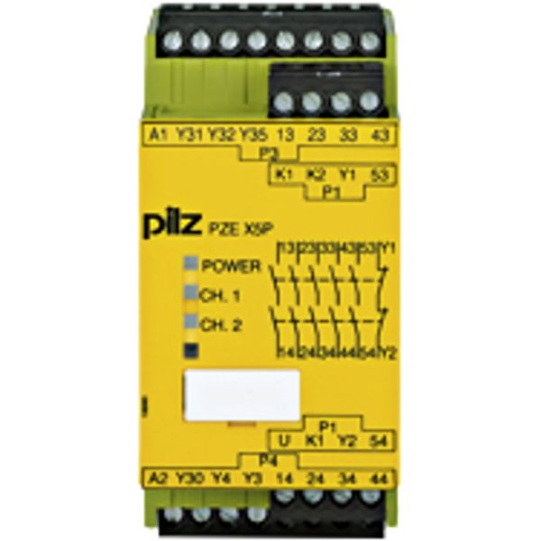 PZE X5P 24VDC 5n/o 2so image 1