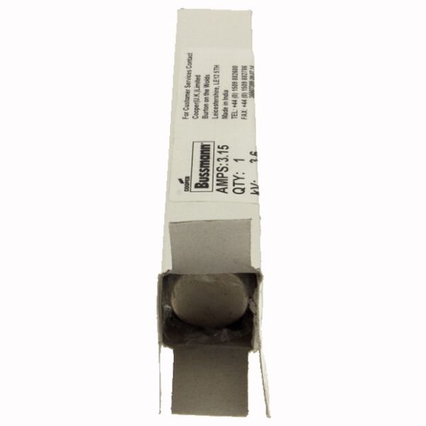 Air fuse-link, medium voltage, 25 A, AC 3.6 kV, 51 x 254 mm, back-up, BS, with striker image 1