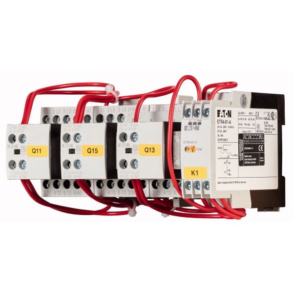 Star-delta contactor combination, 380 V 400 V: 7.5 kW, 24 V DC, DC operation image 3