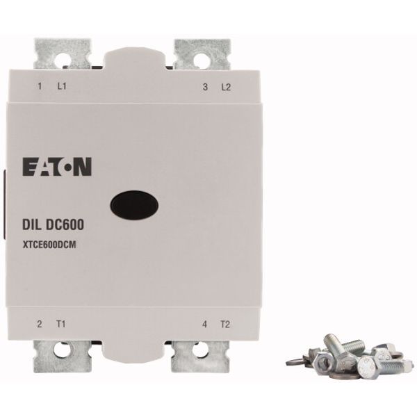 DC contactor, 2 N/O, 2 NC, 1000 V: 600 A, RDS 250: 110 - 250 V 40 - 60 Hz/110 - 350 V DC, AC and DC operation image 2