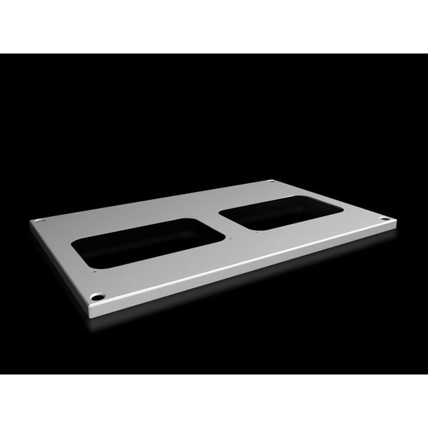 VX Roof plate, WD: 600x400 mm, for cable entry glands image 5