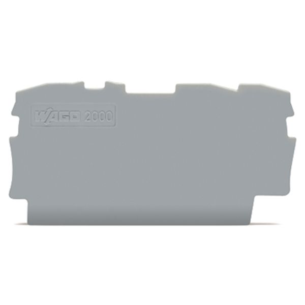 2000-1391 End and intermediate plate; 0.7 mm thick; gray image 2