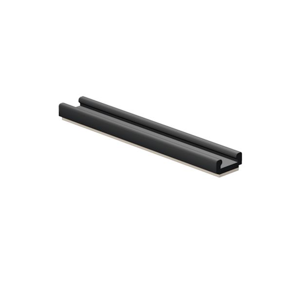 Device marking holder, 8 mm, PVC, black image 1