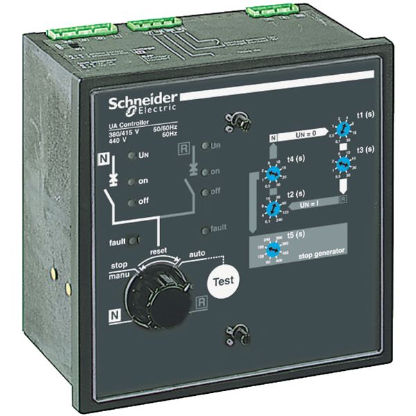 UA controller, Transferpact, 380 VAC to 415 VAC 50/60Hz, 440 VAC 60Hz image 2