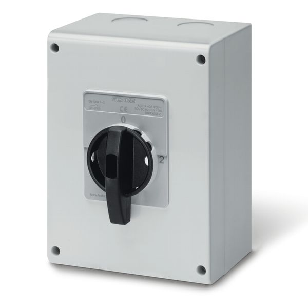 ENCLOSED CHANGE OVER SWITCH 80A 3P IP55 image 4