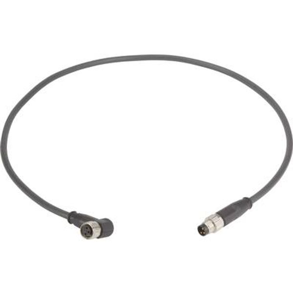 M8 Cable Assembly 3-poles an/st f/m 1,5m image 1