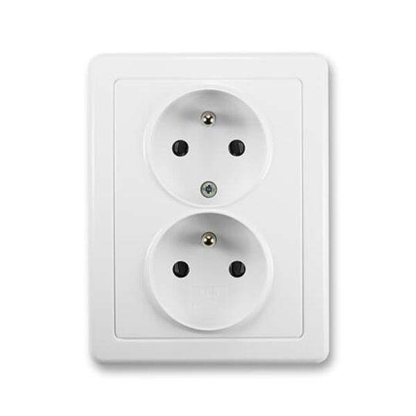 5512G-C02349 B1 Outlet double with pin ; 5512G-C02349 B1 image 1