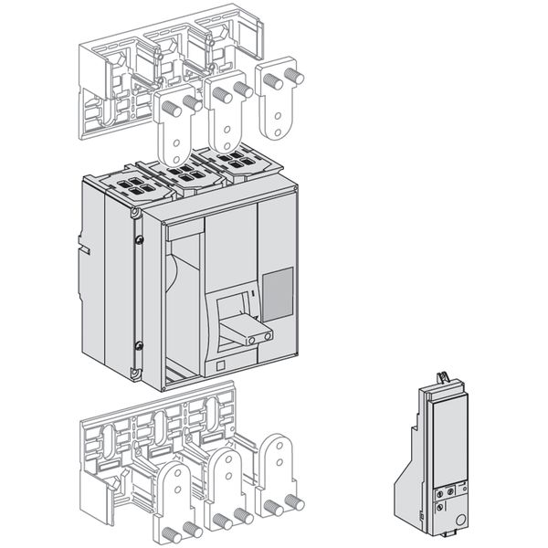 trip unit MicroLogic 5.0 P, Compact NS630b to NS1600 fixed, selective protections image 1