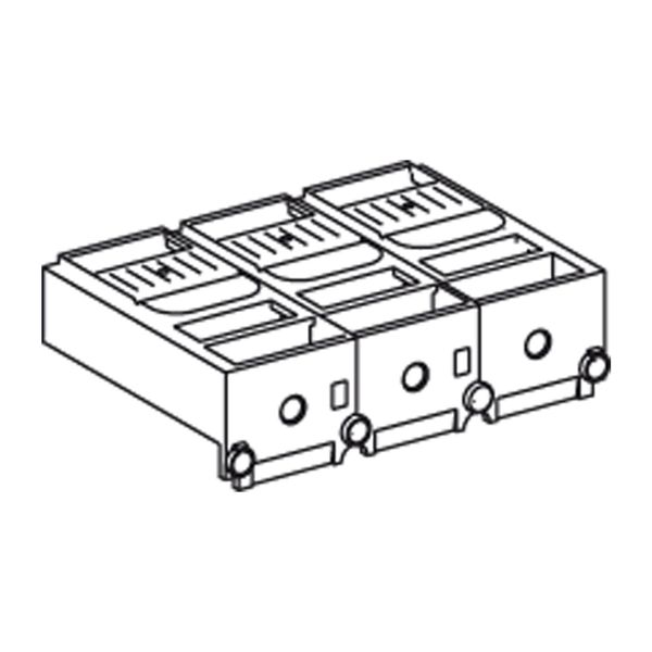 short terminal shield - 3 poles image 1