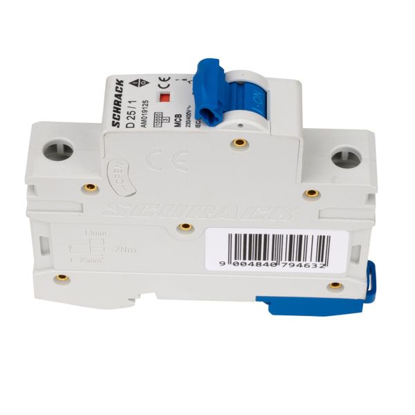 Miniature Circuit Breaker (MCB) AMPARO 10kA, D 25A, 1-pole image 4