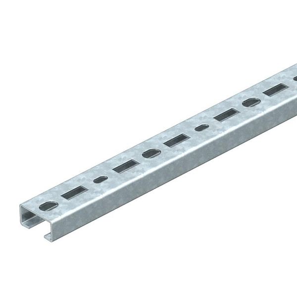 CM3015P2000FS Profile rail perforated, slot 16mm 2000x30x15 image 1