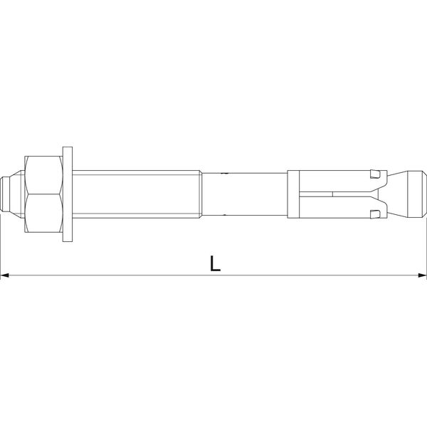 Enkurs BZ M12x110mm, A4, 2B image 2