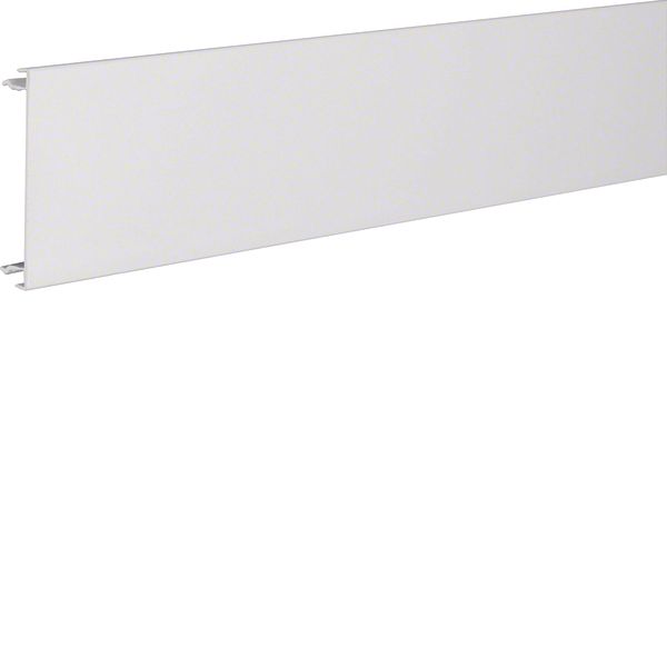 Wall trunking lid to BRHN with lid width 80mm halogen free in pure whi image 1