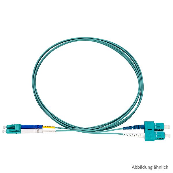 LC-D/SC-D Patchkabel, OM5, grün, 2m  image 1