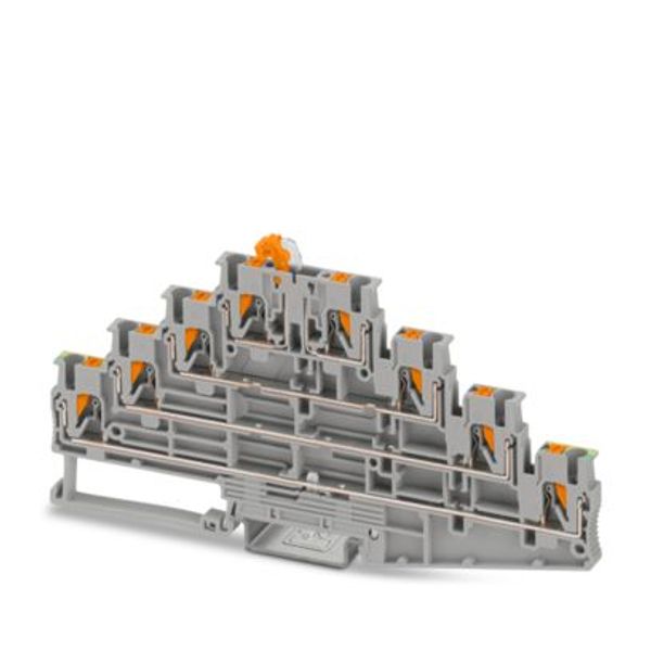 PT 2,5-PE/L/L/MT - Knife-disconnect terminal block image 1