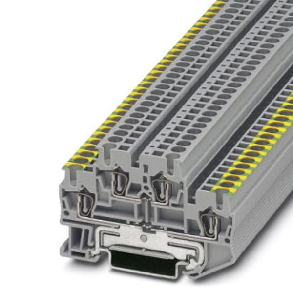 Ground-double-level terminal block STTB 2,5-PE/L image 1