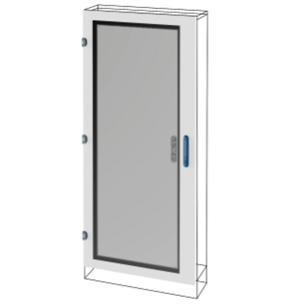 GLASS DOOR - QDX 630 L - FOR STRUCTURE 850X1800MM image 1