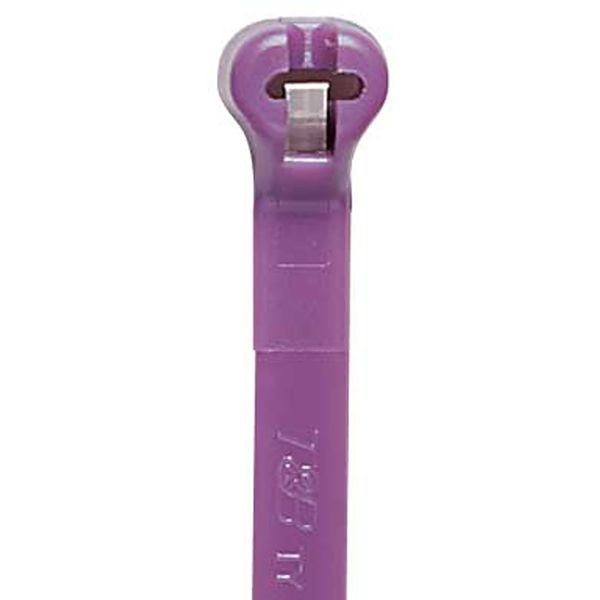 TY253M-7 CABLE TIE 50LB 11IN PURPLE NYLON image 1