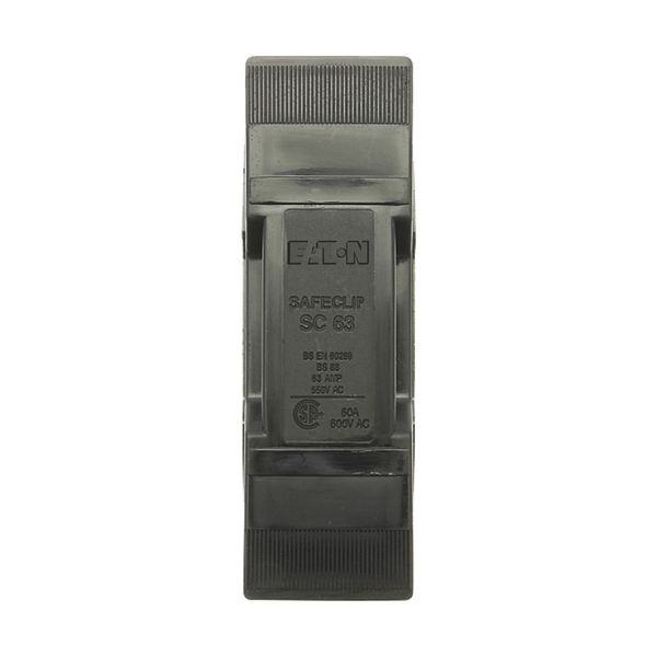 Fuse-holder, LV, 63 A, AC 550 V, BS88/F2, 1P, BS, back stud connected, black image 17