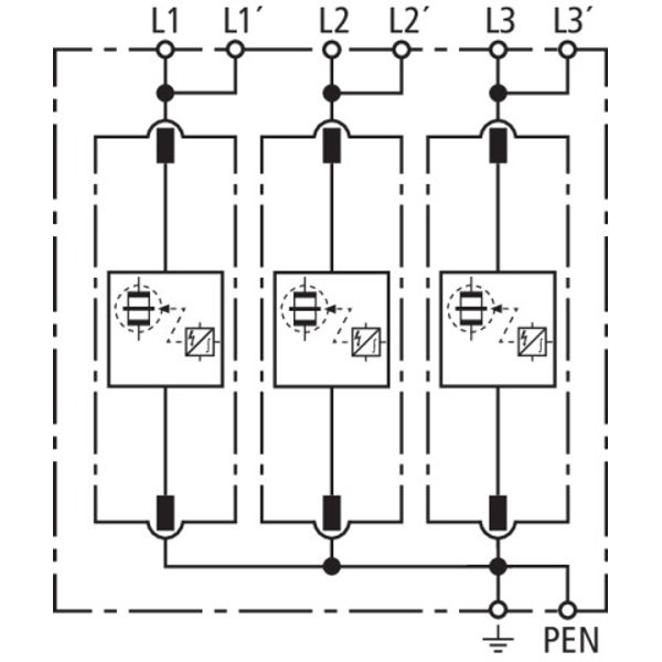 Multipole DEHNventil modular  type 1 and type 2 according to EN 61643- image 3