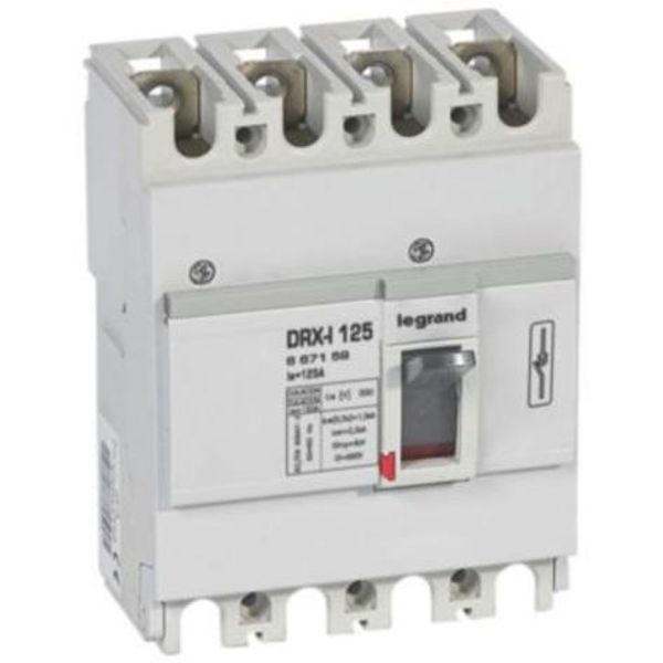 DRX-I 125 trip-free switch for on-load circuit breaking and isolation of low voltage electrical circuits - 4P - 125 A image 1