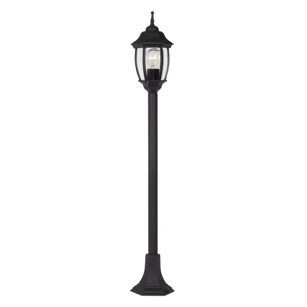 Outdoor lighting post H120cm E27 Black image 1