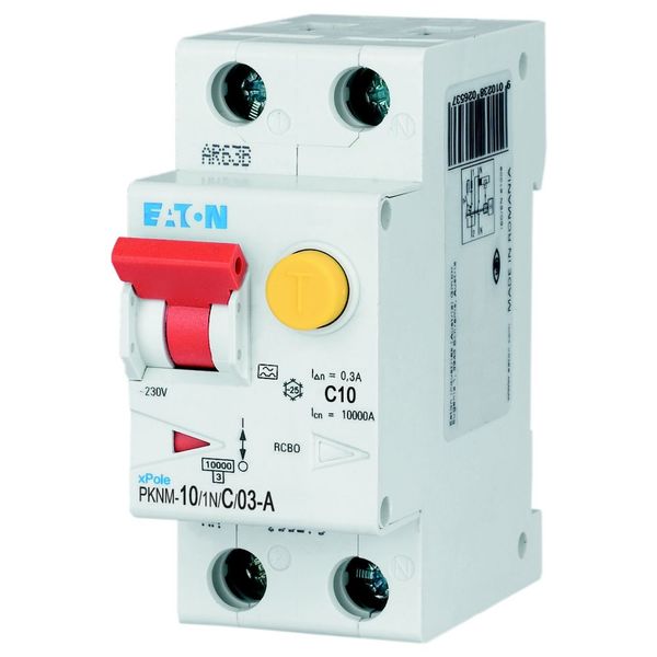 RCD/MCB combination, 10 A, 300 mA, MCB trip characteristic: C, 1p+N, RCD trip characteristic: A image 6