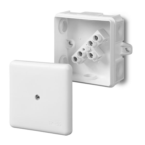 JUNCTION BOX 5x2.5mm2 OUTER CLAMPS WITH TERMINALS image 1
