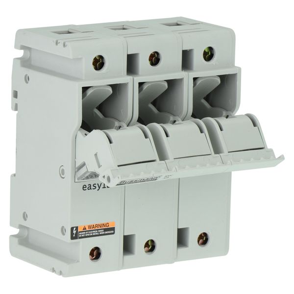 Fuse-holder, low voltage, 30 A, AC 600 V, DC 600 V, UL Class J, 98 x 72 x 117 mm, 3P, UL, CSA image 34