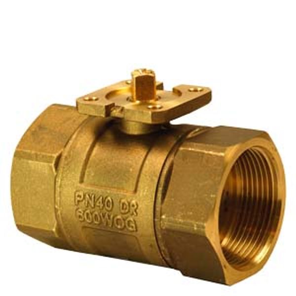 VAI61.40-40 - 2-port ball valve, internal thread, PN40, DN40, kvs 40 image 1